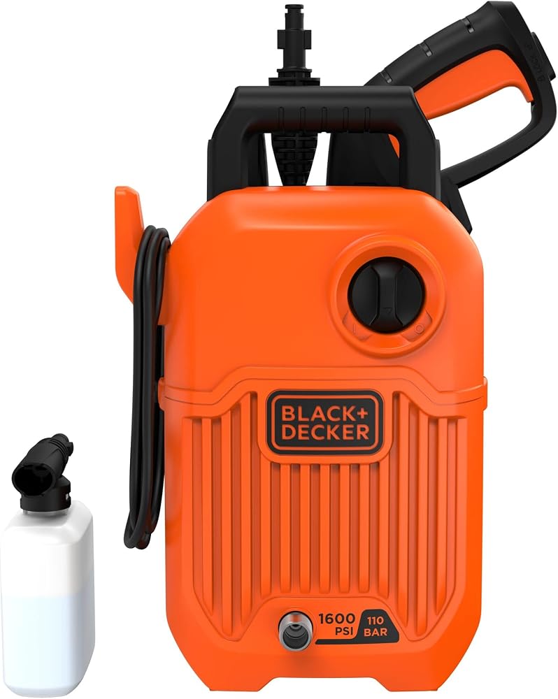 Black + Decker 1300 Watt, 110 Bar Basınçlı Yıkama Makinesi, BEPW1300-QS