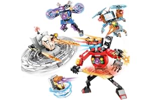 Dlishka 1088PCS Skibidi Toy Figures Set,Toilet Fun Stuff For Kids Ages 8-13,Collectible Anime Figures,Toys And Games For Endless Entertainment, For Kids Who Love Anime And Adventure!