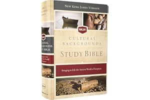 NKJV, Cultural Backgrounds Study Bible, Hardcover, Red Letter: Bringing to Life the Ancient World of Scripture