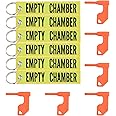 BOOSTEADY Chamber Safety Flag for Rifle Handgun Shotgun with Bright Yellow Key Chain Tags - Universal Gun Accessories