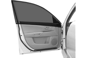 BD-HEREGO Car Window Sun Shades 2Pack,Stretachable Mesh Net for Universal Car UV Protection for Kids/Baby/Adults/Pets (Front side, L)