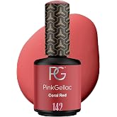 Pink Gellac UV Gel Nagellack 205 Burgundy Red 15ml – Langhaltend, Salonqualität, Made In Holland