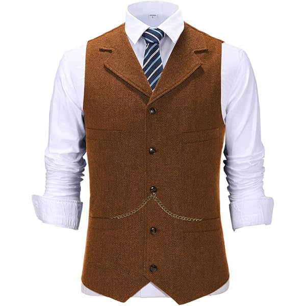 Gilet Da Uomo In Lino E Cotone – Blu Marino, Leggero Ed Elegante, Perfetto Per Matrimoni Ed Eventi Estivi, Taglia L