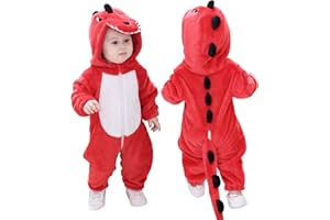 Doladola Pagliaccetti per bambina con Cappuccio Animale Flanella tutine neonato invernali