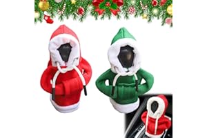 AOMANTIC SARL 2 Pezzi Felpa con Cappuccio per Pomello del Cambio, Felpa per Cambio Auto, Fel-pa con Cappuccio Cambio Auto Universale, Divertente Decorazione del Pomello del Cambio, decorazioni per interni au-to