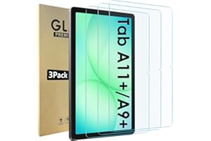 Bigqin 3 Pezzi Pellicola Protettiva Compatibile con Samsung Galaxy Tab A11 Plus 2025 11"/A9 Plus 2023 11", Ultra HD Vetro Temperato Film Tab A9 Plus, Pellicola Schermo Protezione Scratch Resistente