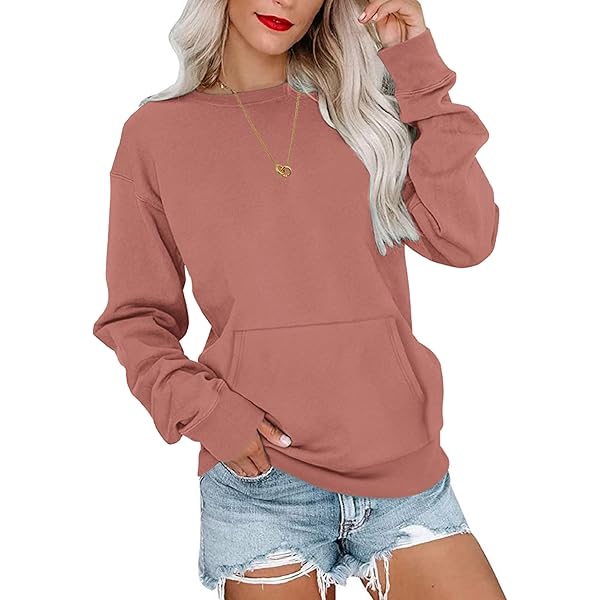 WNEEDU Shirts met Lange Mouwen Voor Dames Herbest Henley
