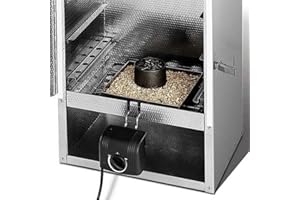 SMOKI Räuchertechnik Calefacción eléctrica; fabricación especial solo para horno SMOKI, color negro