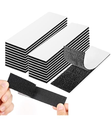 Lot De 50 Scratchs Autocollants Ronds 50mm - Double Face Extra Fort, Sans Perçage - Pour Mur, Tissu, Métal