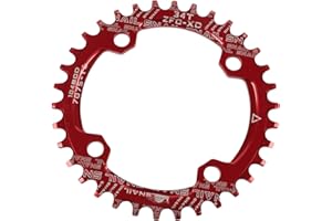 Newgoal Corona Stretta e Larga 104 BCD, 32 Denti, 34 Denti, 36 Denti, pedivella, Parti di Riparazione per Biciclette all'aperto per Mountain Bike