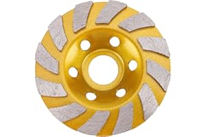 GNAUMORE Muela de Diamante 100mm para Desbaste y Lijado de Hormigón, Disco Abrasivo