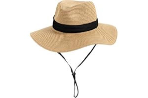 MEALAH Girls Floppy Beach-Hat Wide-Brim - Summer Travel Straw-Sun-Hat for Kids 9 to 18 Years