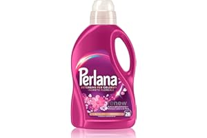Perlana Detersivo Colorati Incanto Floreale (28 lavaggi), Detersivo lavatrice liquido per tutti i capi colorati, Detersivo colorati per pulizia delicata e colori e fibre rinnovati