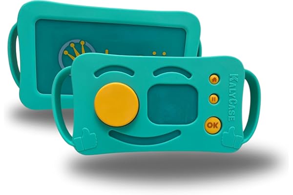 Housse Protection Compatible Lunii - Coque Kalycase Silicone pour Conteuse Histoires Luni - V1 V2 V3 (Vert)