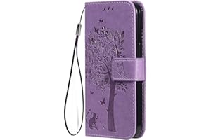 PEIYE Funda para Xiaomi Redmi Note 12S 4G, Cover de Cuero PU con Cáscara de TPU, Ranura para Tarjeta, Soporte Plegable, Cierre Magnético, Case Tapa Libro -Lavanda