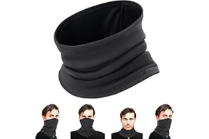 Oscenny Snood,Double Layer Fleece Ultimate Thermal More Warmer,Comfortable Fleece & Microfiber High Stretch for Men Women for Winter Cold Running Motorcycle,Ski,Cycling,Camping,Bike