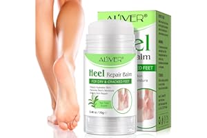 CCKULOOB Cracked Heel Repair Cream, Heel Balm, Foot Cream for Cracked Heels and Dry Skin,Calluses Feet, Cracked Heel Repair Balm, Hydrates and Softens Dry Feet, 70G (Tea Tree)