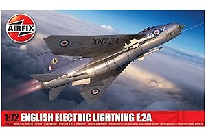 Airfix Model Set - A04054A English Electric Lightning F2A Model Building Kit - Plastic Model Plane Kits for Adults & Children 8+, Set Includes Sprues & Decals - 1:72 Scale Model