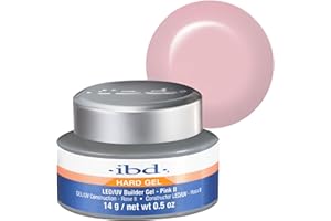 ‎IBD IBD Hard Gel – LED/UV Builder Gel Pink II, 1er Pack (1 x 14 g) – MADE IN USA – Nagelaufbau zu Hause – ohne Termine und laute Nagelstudios