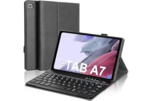 JADEMALL Tastiera Samsung Tab A7 Lite - Custodia Tastiera per Samsung Galaxy Tab A7 Lite 8.7", Italiano QWERTY-Layout, Slim Cover con Rimovibile Magnetica Wireless Bluetooth Tastiera, Nero