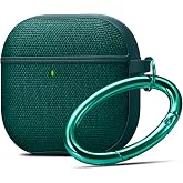 Spigen AirPods 4 ile Uyumlu Kılıf Urban Fit &Ouml;rg&uuml; Kumaş Koyu Yeşil Kapak - ACS08650 (Spigen TR Garantili)