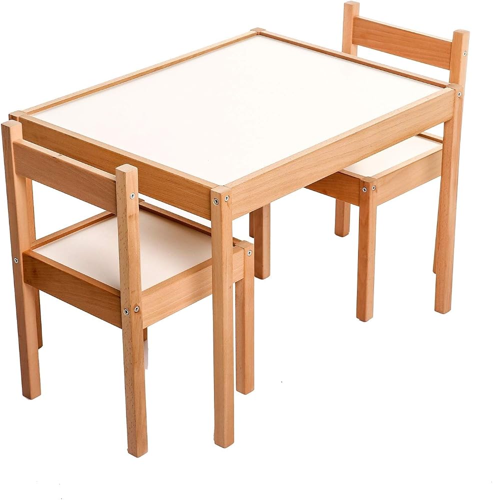 baby toys Montessori Ahşap Masa ve Sandalye Seti