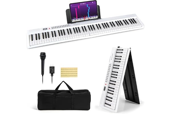 COSTWAY Pianoforte Elettronico Pieghevole