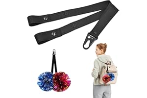 AABDTYYD Pom Pom Halter,Pom Pom Halter für Rucksack Pom Pom,Pom Pom Holder,Pom Pom Accessories,Tragbarer Pompom Träger für Pom Pomleader,Tailored Pompom Holder for Teen Girls Sports (No Pompoms)