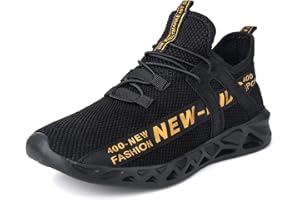 WZRUISEN Children's Sports Shoes Boys' Basketball Sports Running Shoes