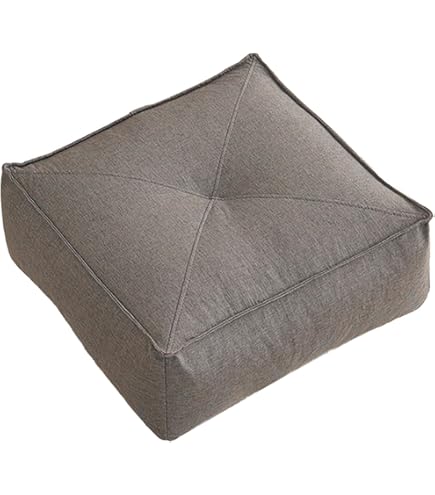 Coussin De Sol En Biscuit - 50x60cm - Doudou Peluche Confortable - Pour Salon, Chambre, Yoga, Extérieur