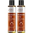 Jiva Oil Pulling 200ml | Ayurvedic Oil For Oil Pulling | Deep Cleanses Mouth & Removes Toxins | Prevent Bad Breath, Alleviates Toothache & Sensitivity (Pack Of 2)
