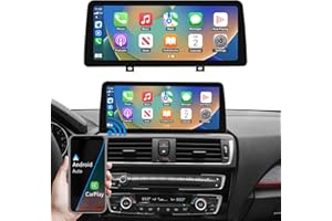 Road Top 12,3 Pulgadas Radio de Coche con Pantalla táctil con Carplay para BMW 1 2 Serie F20/F21/F22 2013-2015 Año con NBT Sistema, Soporte para Inalámbrico Carplay/Android Auto/Mirrorlink/Navegación