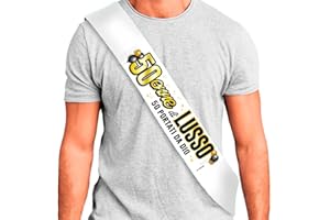 DFPRIME FASCIA 50 ANNI oro- Fascia Compleanno 50enne di LUSSO | 50 PORTATI DA DIO – Fascia Divertente e Scherzosa – Gadget Compleanno 50 Anni – Regalo Originale Uomo Donna – Accessorio Festa Cinquantesimo
