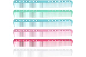 DIVINA VITAE Grzebień z włókna węglowego, profesjonalny grzebień fryzjerski, delikatny grzebień do cięcia, odporny na wysokie temperatury, grzebień fryzjerski dla mężczyzny i kobiety (niebieski, zielony, biały,