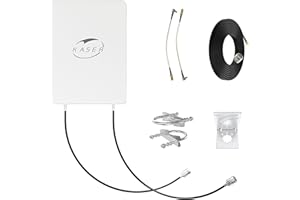 KASER Antenna 5G Esterna Monobanda N78 3300-3800 MHz Pannello Mimo Guadagno fino a 15 dBi Cavi T240 da 10M – V4, K5GPB14V4