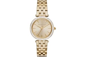 Michael Kors Montre pour Femme Petite Darci, Taille du boîtier 26 mm, Mouvement à Trois Aiguilles, Bracelet en Acier Inoxydable