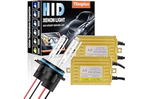 Yifengshun Xenon 9005 65W HID Conversion Kits 6000K Xenon White with 2x65W Quick Start HID Ballast for Car Headlight Bulbs/HID 9005 Kit Replacement