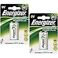 2 X Energizer Battery Rechargeable Advanced Size 9V NiMH 175mAh HR22.5V Ref 633003