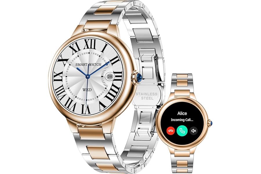 2026 Upgrade Smart Watch for Women, 1.19" DA GPT Smartwatch with Bluetooth Call, AI, Heart Rate, Blood Pressure, Blood Oxygen, 100+ Sport Modes, IP67 Waterproof Fitness Trackers for IOS Android