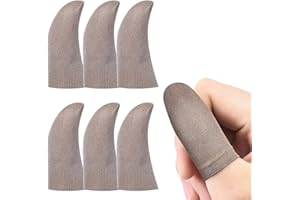 FBTOPNUM PUBG Game Finger Sleeve Sets,6 Pcs Touch Screen Daumenhülle mit Leichter&Atmungsaktiver Professioneller Spielfingerabdeckung mit Rutschfester&Schweißfester Oberfläche Hohe Empfindlichkeit