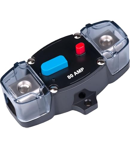 Porte-Fusible DC 12V-24V 150A à Réinitialisation Manuelle - Pour Audio Auto, Modification, Protection Circuit - 6