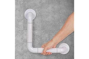 HOOJTNY Maniglione Bagno Disabili, Maniglia Doccia Anziani, Maniglia Bagno Acciaio Inox, Maniglione Per Anziani, Disabili 30 * 30cm