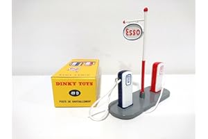 Petrol Station 2 Pumps Esso - Dinky Toys DEAGOSTINI -