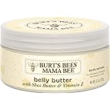 Burt's Bees Mama Bee 99% Natural Nourishing Belly Butter, Shea Butter and Vitamin E, Fragrance Free Lotion, 185