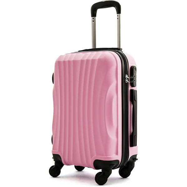 DK Luggage Valigia rigida con 4 ruote girevoli