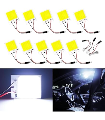 Ampoule W5w Super Blanc 5050 48-SMD LED Panneau Dôme Lampe Auto Voiture Int 1289941 - 11