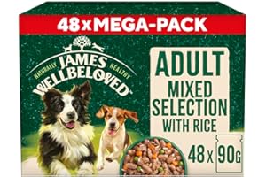 James Wellbeloved Adult Dog Food Mixed Selection in Gravy Pouch 48 x 90 g