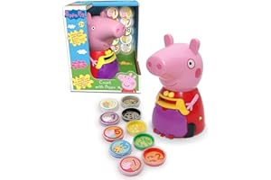Peppa Pig PP11 Peppa Toy for Kids-Interactive Learning & Child Development, Colours & Number Recognition, Counting and Listening-Includes 10 Fun Coins, 3+ Years, Single, Multi