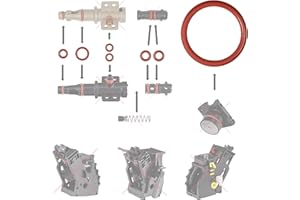 Snapworld-Kaffee Joints toriques pour machines à café Philips Saeco Gaggia - Joints d'étanchéité pour groupe de percolation - Valve d'écoulement pour les modèles RI EP HD SM SUP - Set 49