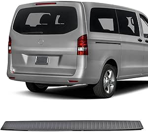 Omac Heckstossstange Ladekantenschutz Abdeckung Kompatibel Mit Mercedes Vito W447 2014 2021 Auto Innen Zubehor Stossfanger Dampfer Kofferraum Dark Chrom Edelstahl Amazon De Auto Motorrad